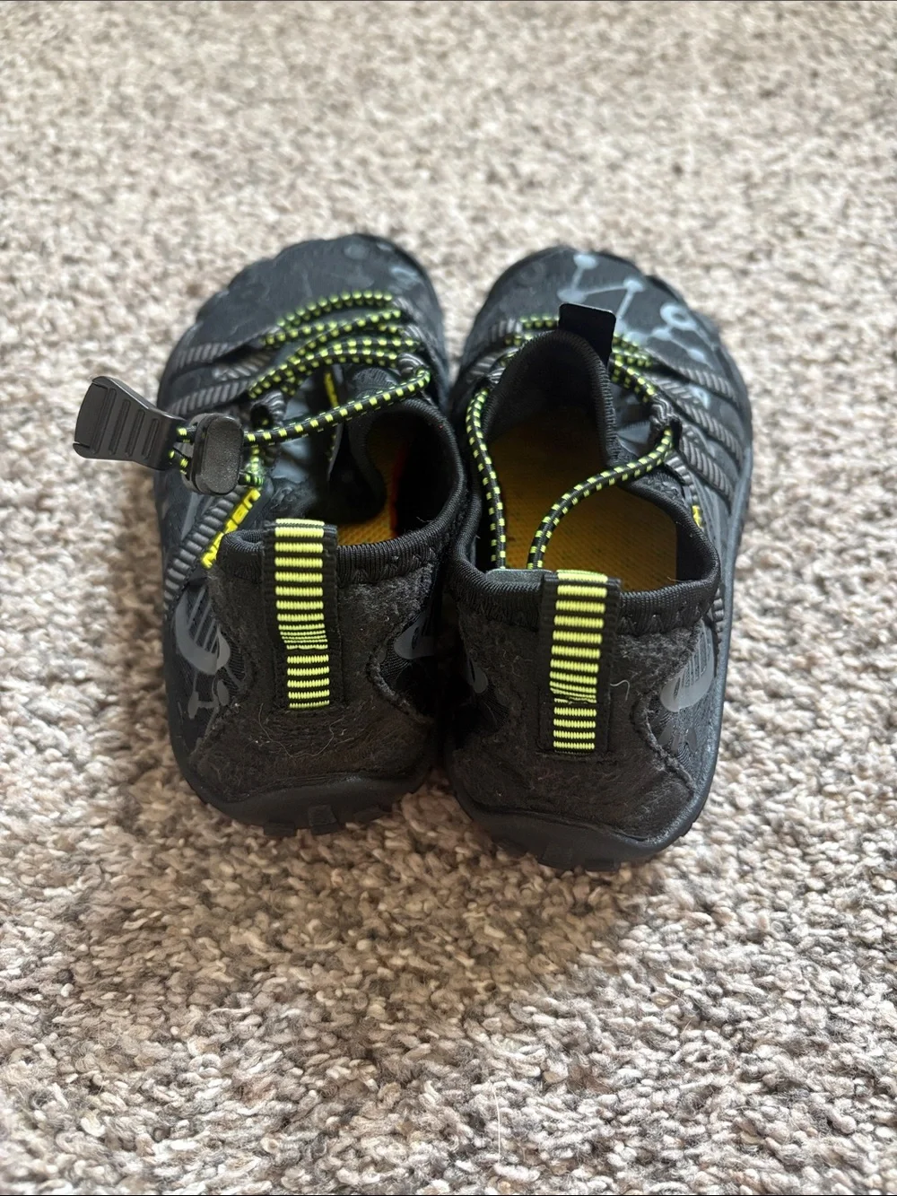 Kids Black Athletic Water Shoes